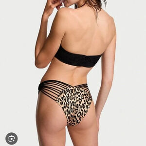 NWT Victoria’s Secret Swim VS Archives Macrame Brazilian Bikini Bottom, X Large